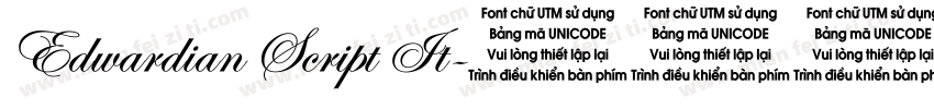 Edwardian Script It字体转换